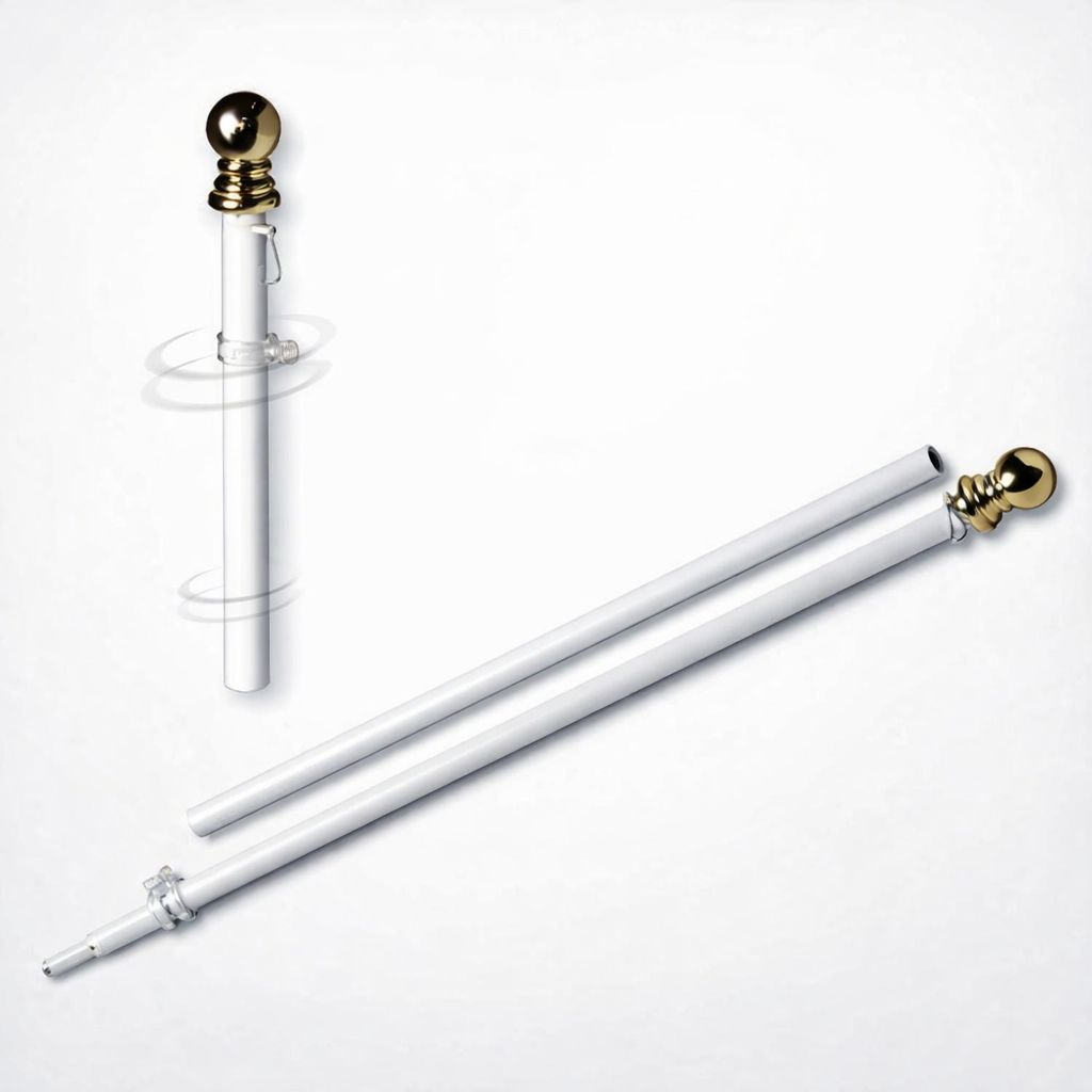 Spinning Residential Flagpoles