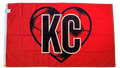 Austria KC Soccer Heart Flag