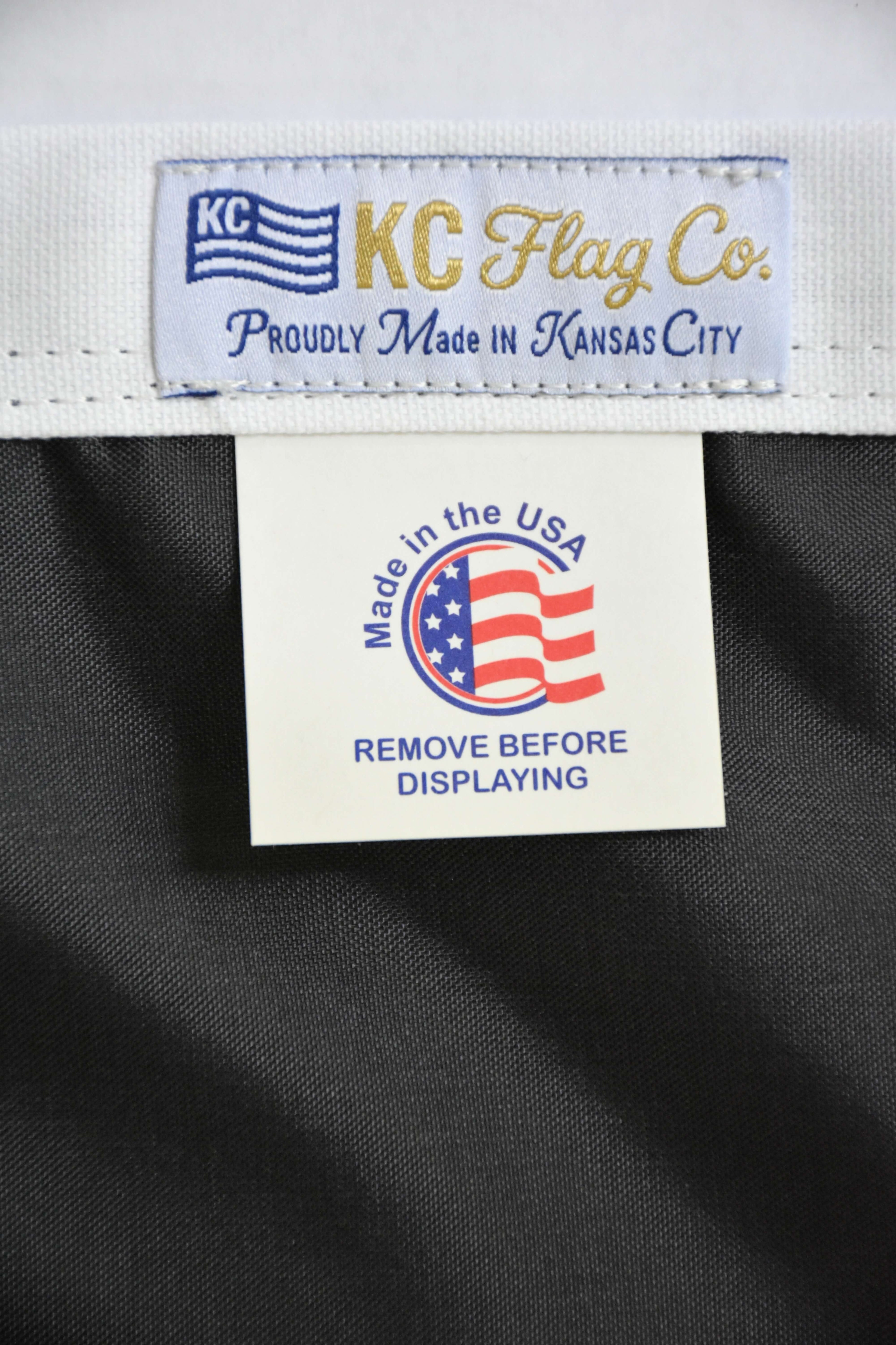 Black KC Love Flag — Premium Nylon KC Flag