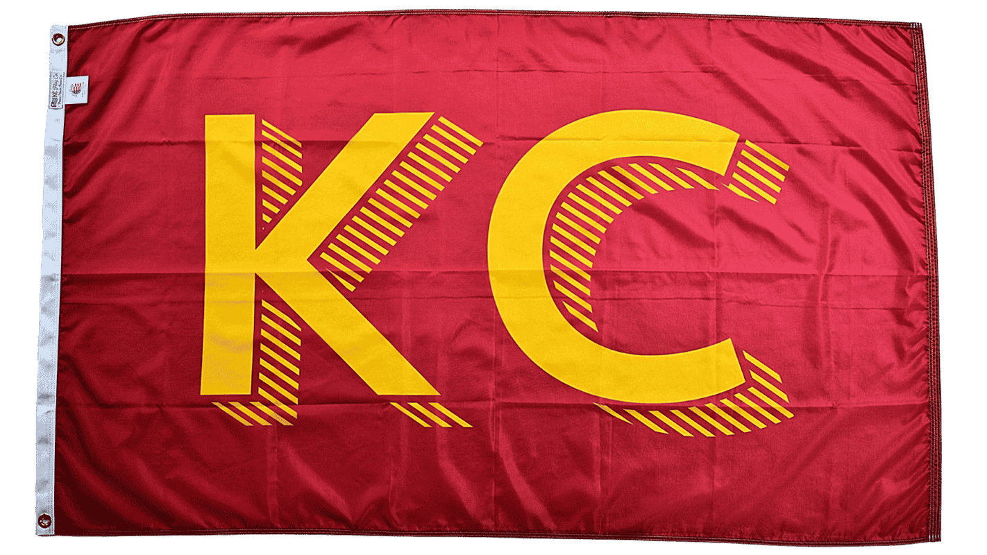Goldline KC Heartland Flag — Premium Nylon KC Flag