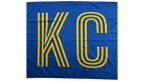 Golden Striped KC Flag — Premium Nylon KC Flag