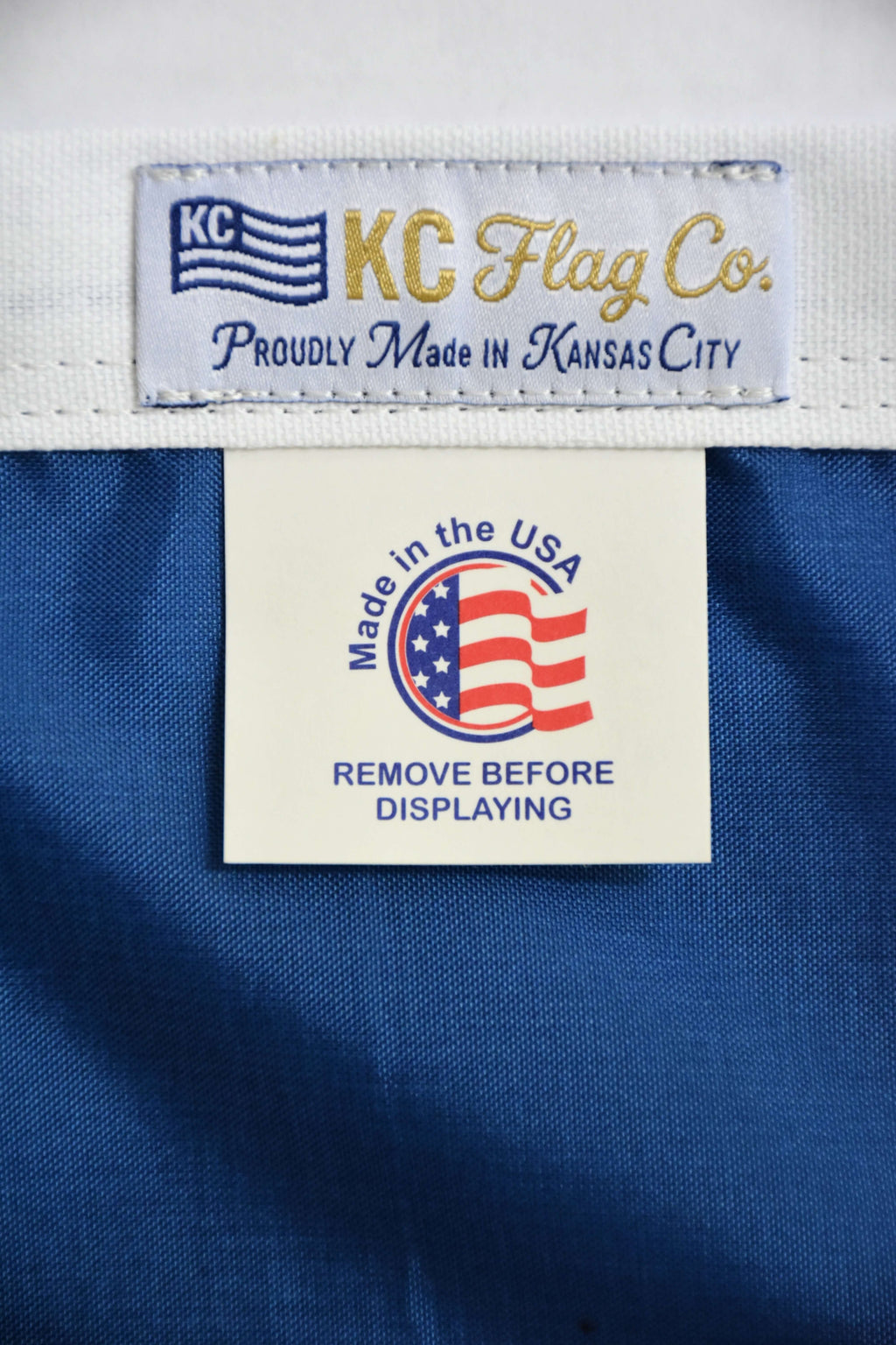 Golden Striped KC Flag — Premium Nylon KC Flag