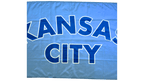 Kansas City Signature Blue Flag — Premium Nylon KC Flag