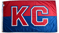 Red Blue United KC Flag — Premium Nylon KC Flag