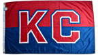 Red Blue United KC Flag — Premium Nylon KC Flag