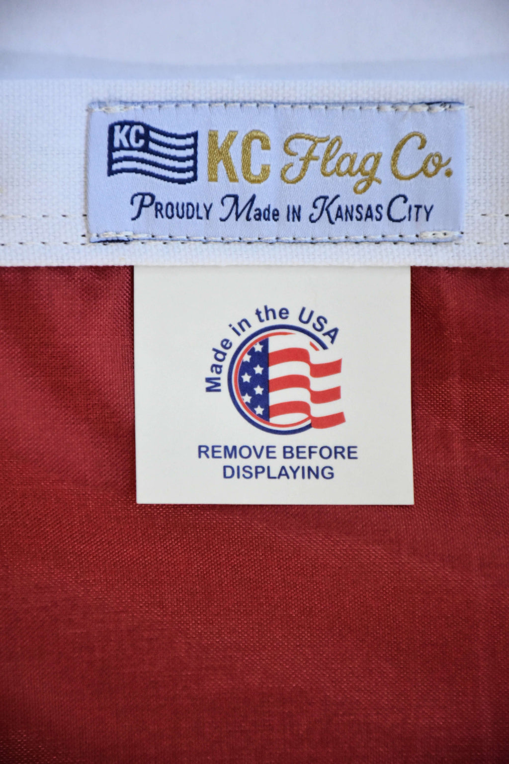 Kansas City Golden Heart Flag — Premium Nylon KC Flag