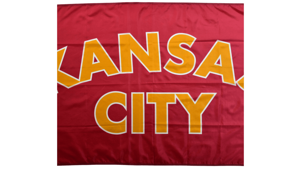 Kansas City Signature Red Flag — Premium Nylon KC Flag