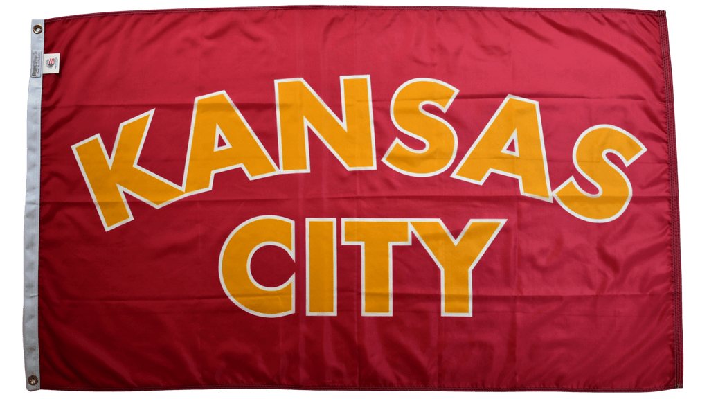 Kansas City Signature Red Flag — Premium Nylon KC Flag