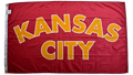Kansas City Signature Red Flag — Premium Nylon KC Flag