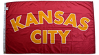 Kansas City Signature Red Flag — Premium Nylon KC Flag
