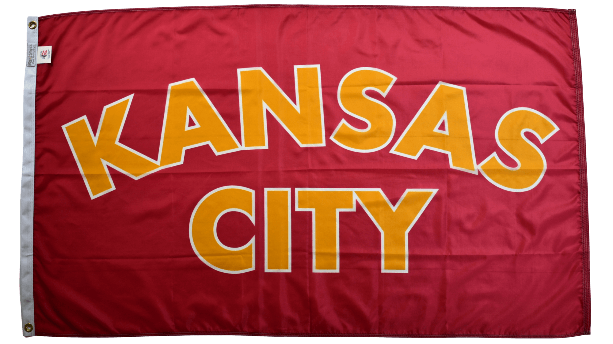 Kansas City Signature Red Flag — Premium Nylon KC Flag