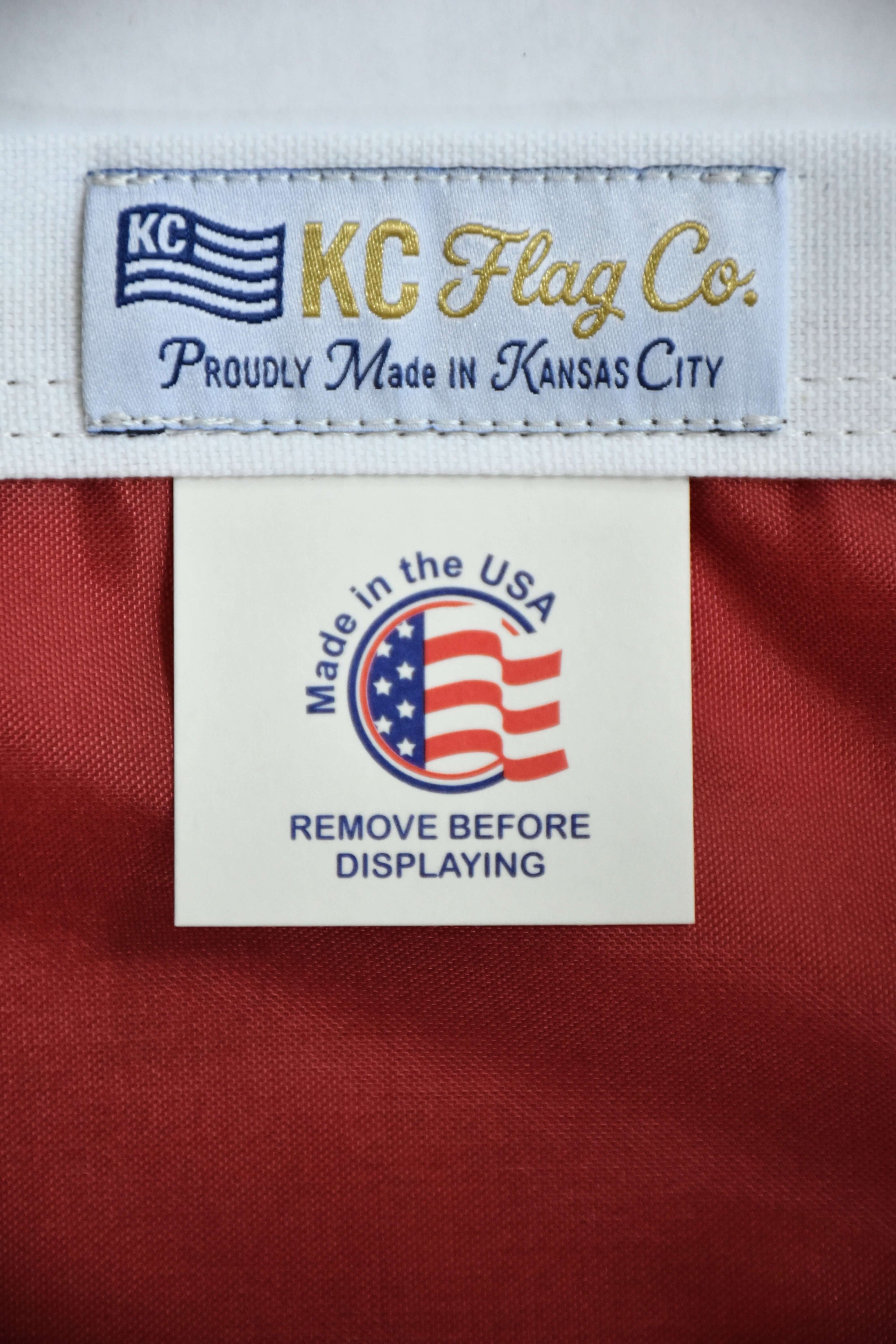 Kansas City Signature Red Flag — Premium Nylon KC Flag