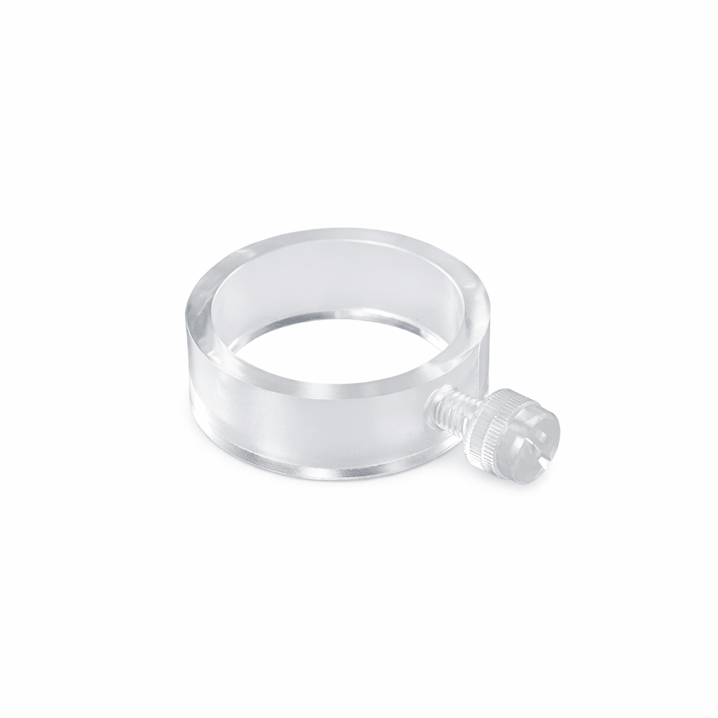 EZ Flag Mount Rings - 15/16" - Clear Plastic
