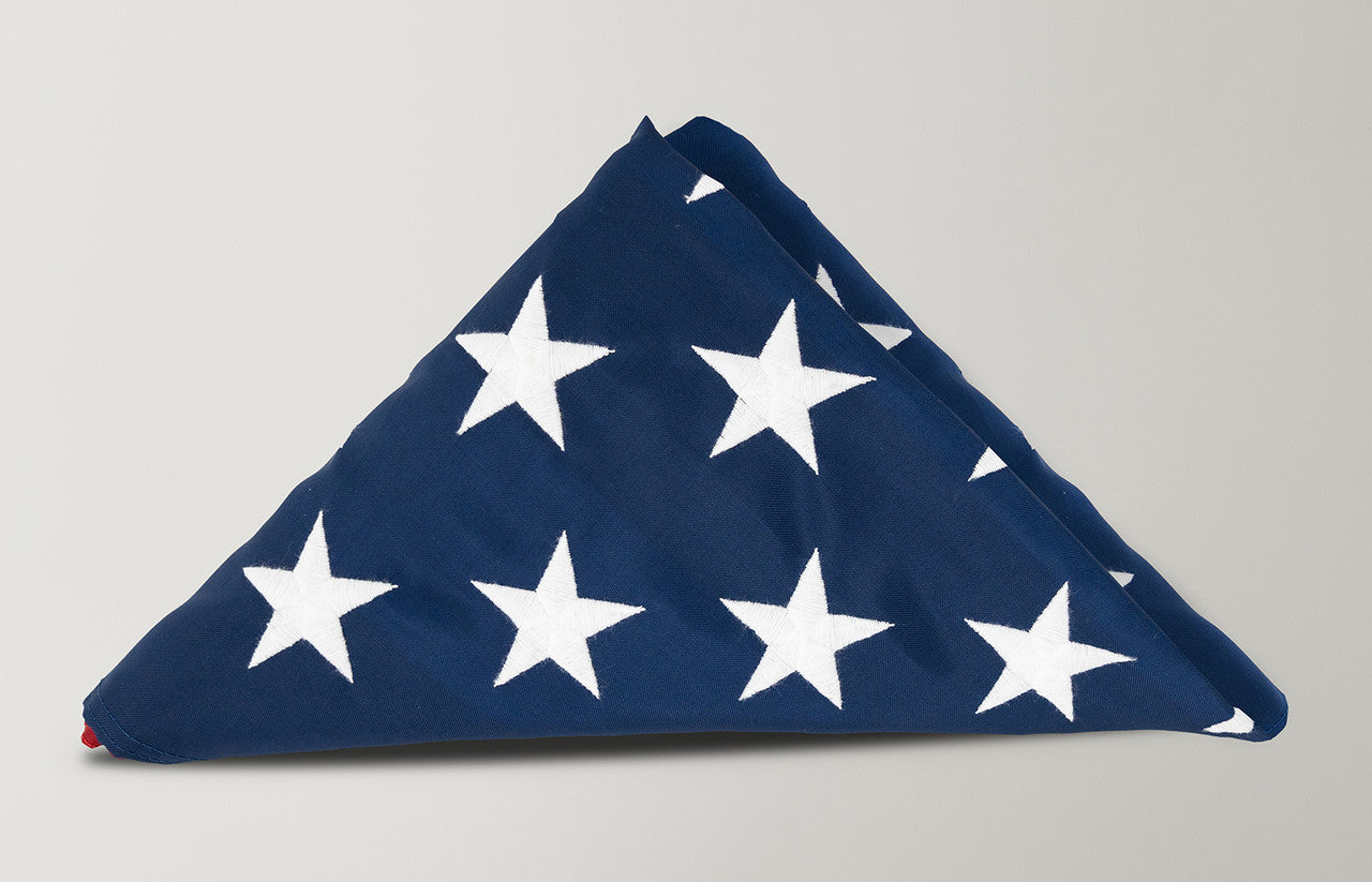 Embroidered Supreme Nylon American Flag — 3 ft x 5 ft