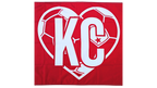 Tunisia KC Soccer Heart Flag