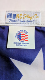 Curacao KC Soccer Heart Flag