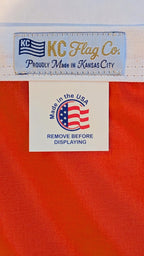 Netherlands KC Soccer Heart Flag