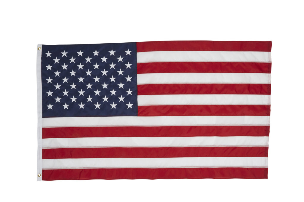 Embroidered Supreme Nylon American Flag — 3 ft x 5 ft